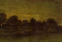Gogh, Vincent van - Village at Sunset
